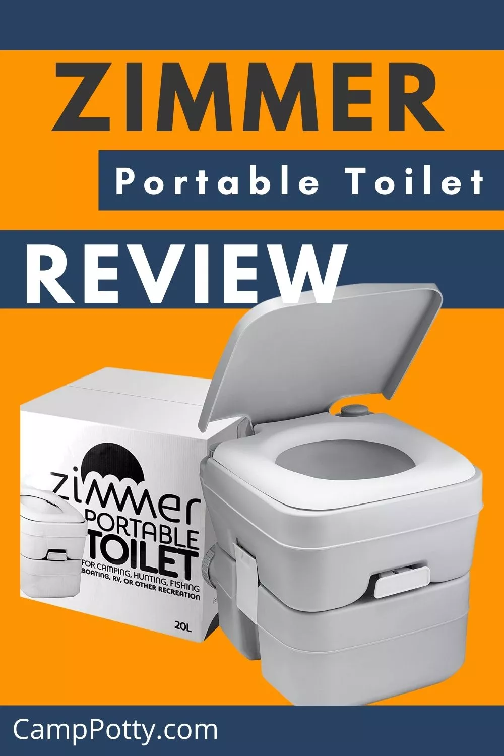 An in-depth review of ZIMMER Portable Toilet Review. pros and cons of the product, how to set up & use, Waste and who is it for.