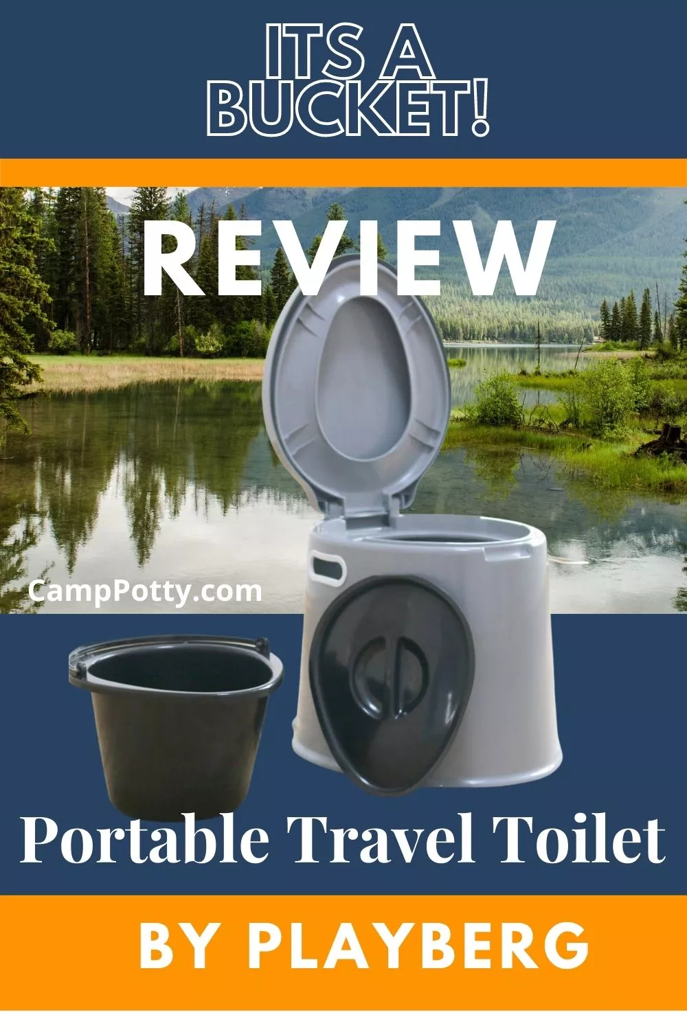An in-depth review of PLAYBERG Portable Travel Toilet. pros and cons of the product, how it is used and who is it for.